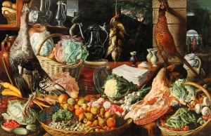 Still Life With Fruits Vegetables And Poultry_OSG